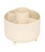 Organiseur Pivotant 5 Compartiments Alba 14cm Beige-1
