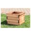 Charles Taylor Small Wooden Planter (Brown) (One Size) - UTST4638
