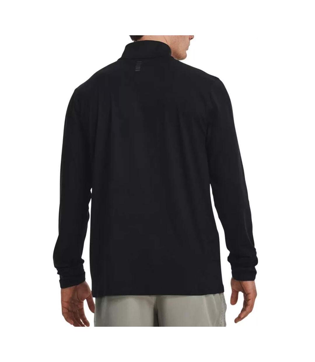 Sweat de sport noir homme under armour launch pro 1/4 zip-2
