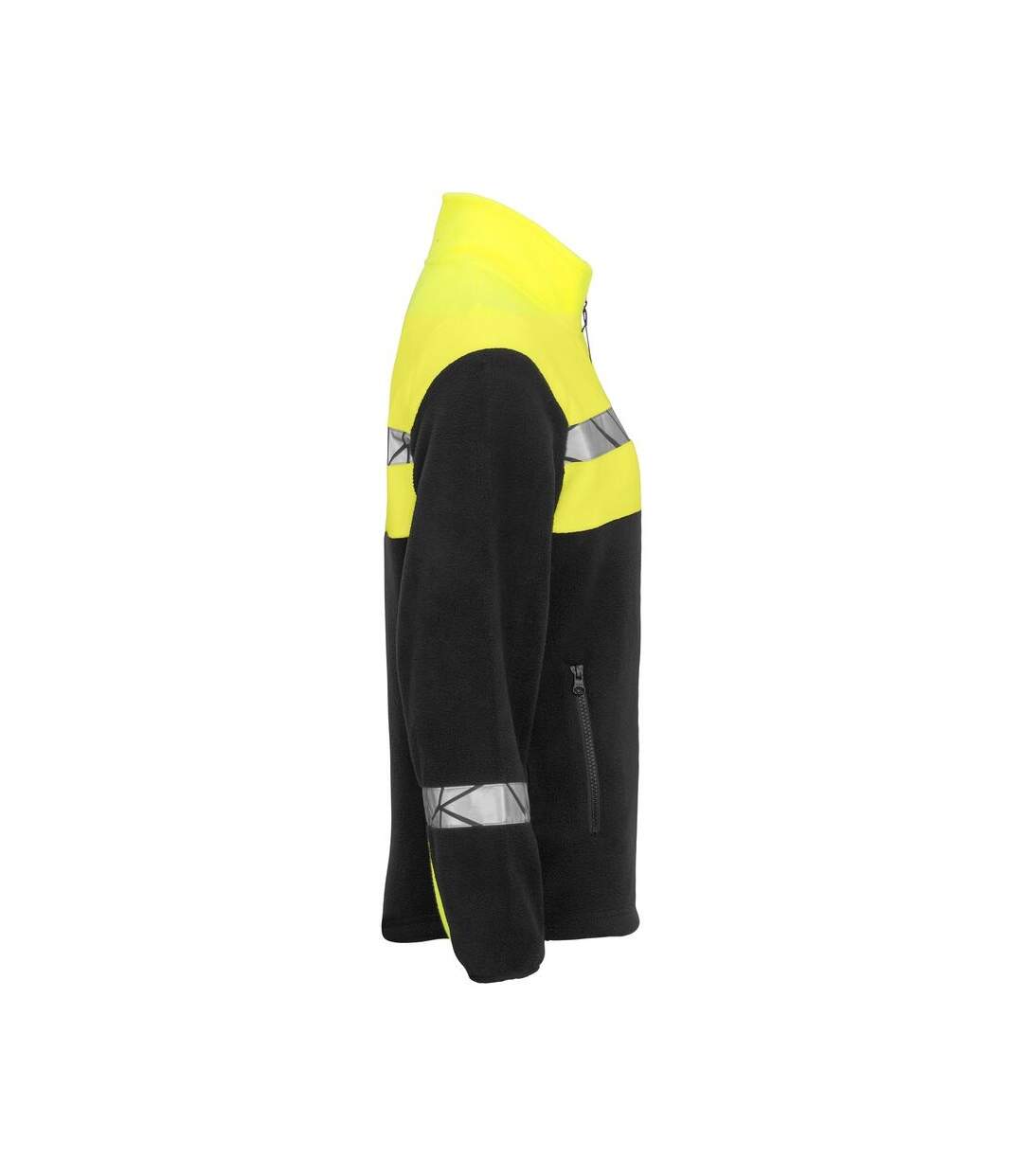 Veste Polaire Progression Femme Noir Jaune Projob-4