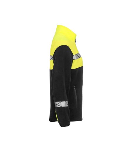 Veste Polaire Progression Femme Noir Jaune Projob