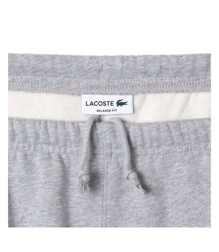 Unisex adult iconic jogging bottoms grey Lacoste