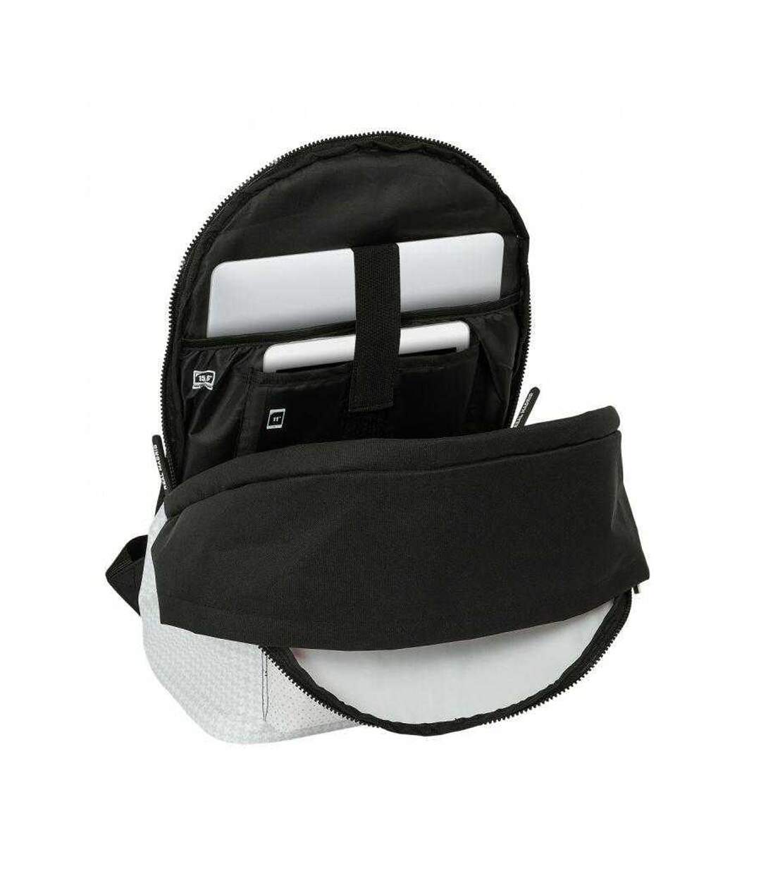 Logo Backpack One Size White Black Real Madrid CF-4