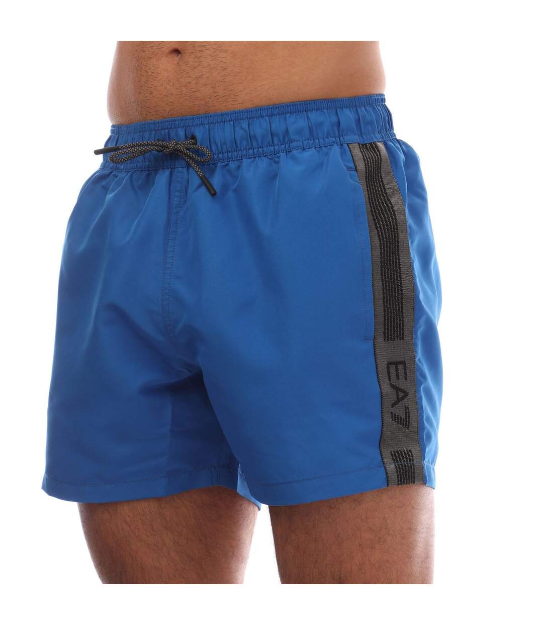 Short De Bain Style Logo Homme Bleu Emporio Armani-3