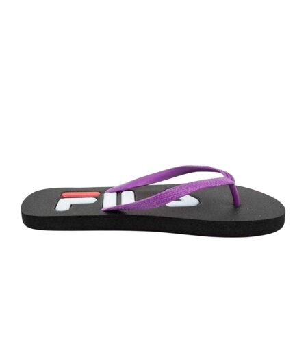 Tongs Troy Femme Noir Violet Fila