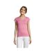 T-shirt Moon Femme Rose Orchidée SOLS-2