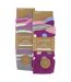 Sock Snob- Lot De 6 Chaussettes Femme Bambou Respirantes Motifs Quotidien-2