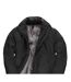 Blouson Aviateur Femme Noir Gris B&C-2
