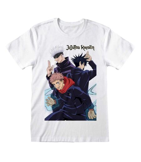 Jujutsu Kaisen - T-shirt TRIO - Adulte (Blanc) - UTHE854