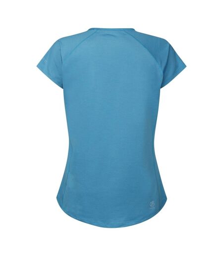 T-shirt De Sport Manches Courtes Corral Femme Bleu Clair Dare 2B