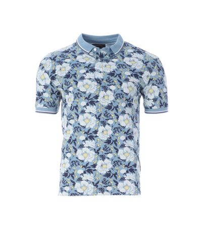 Polo Bleu Homme American People Pouly - M