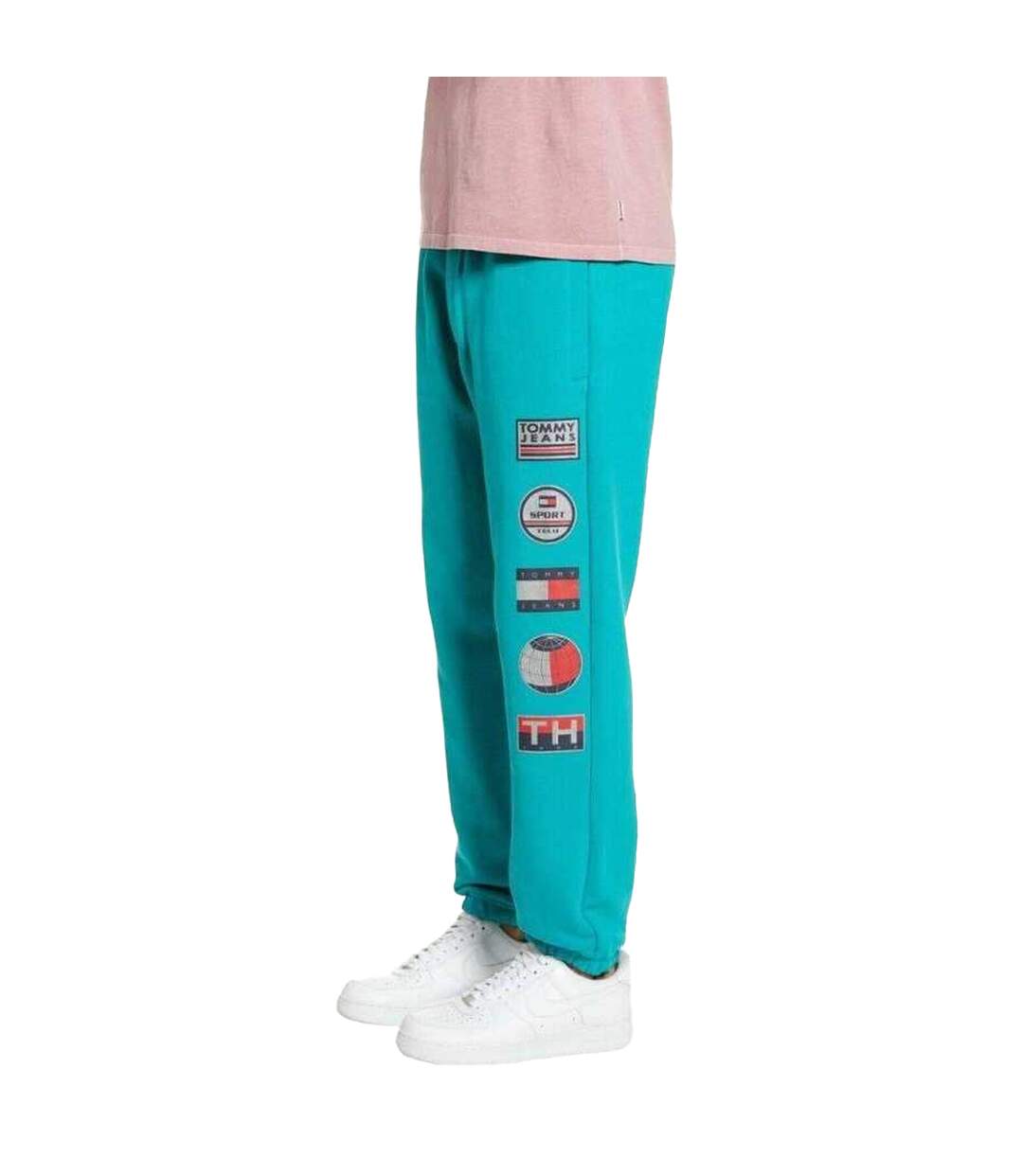 Pantalon De Jogging Motif/style Logo Homme Turquoise Vif Tommy Hilfiger-3