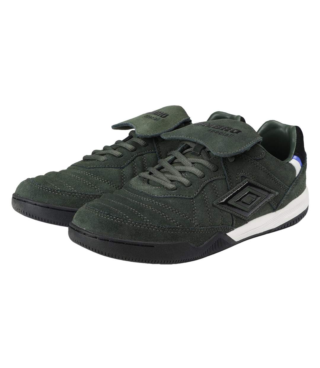 Mens Speciali Tr Flap Top Suede Trainers Duffle Bag Black Umbro-4