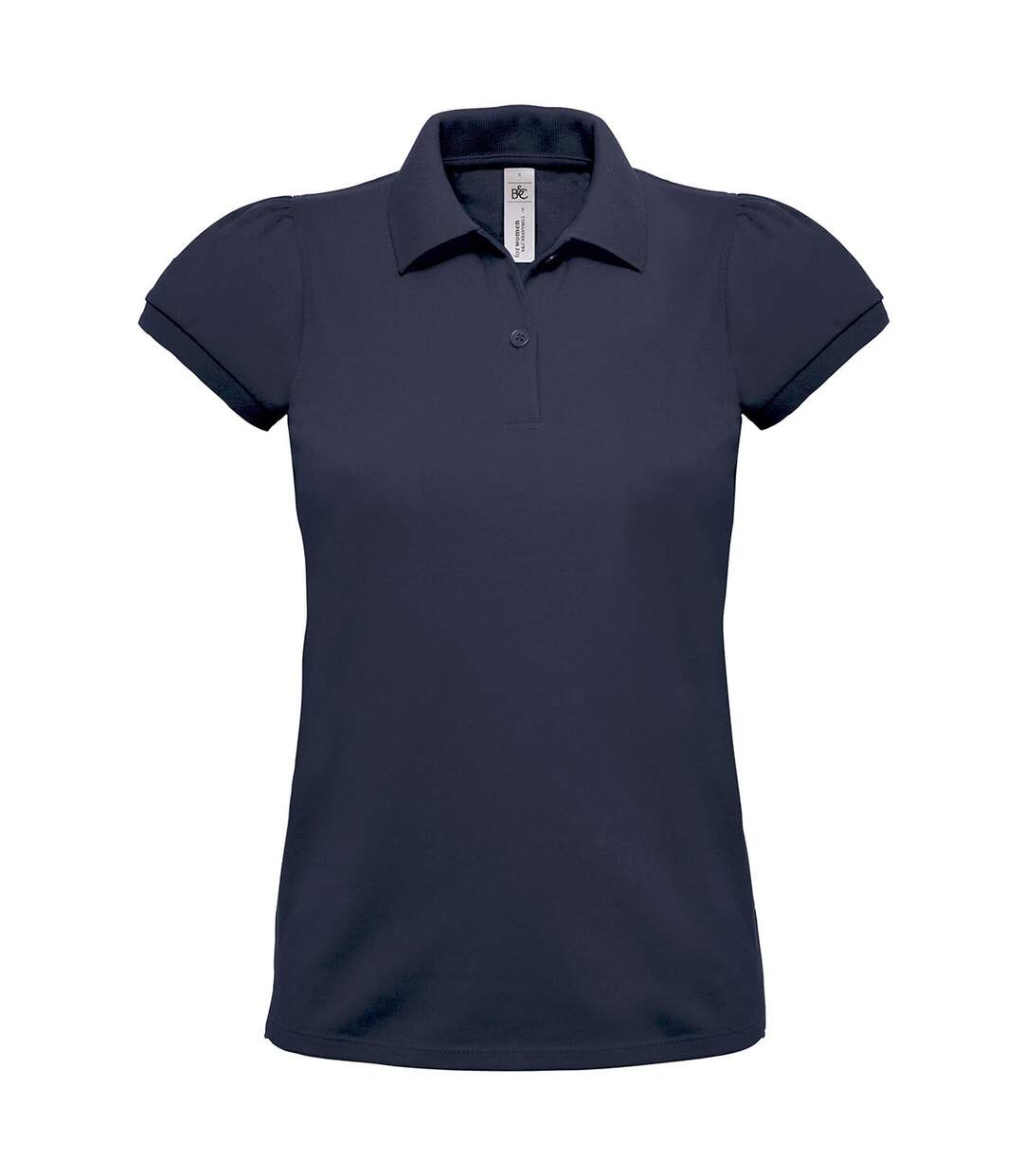 Polo lourd manches courtes - femme - PW460 - bleu marine-2