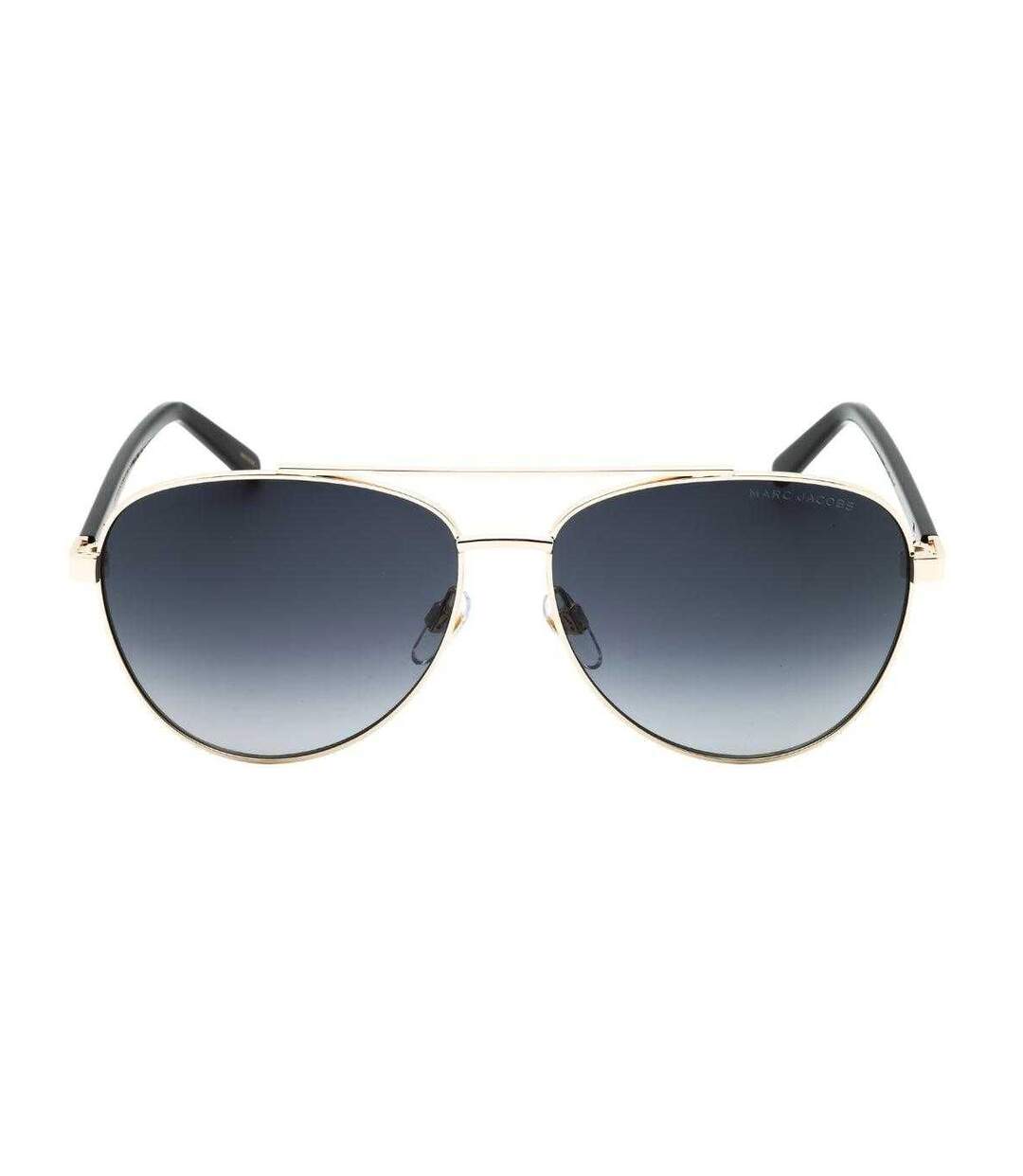 Lunettes De Soleil Motif/style Dégradé Femme Taille Unique Jaune Or Gris Foncé Marc Jacobs-1