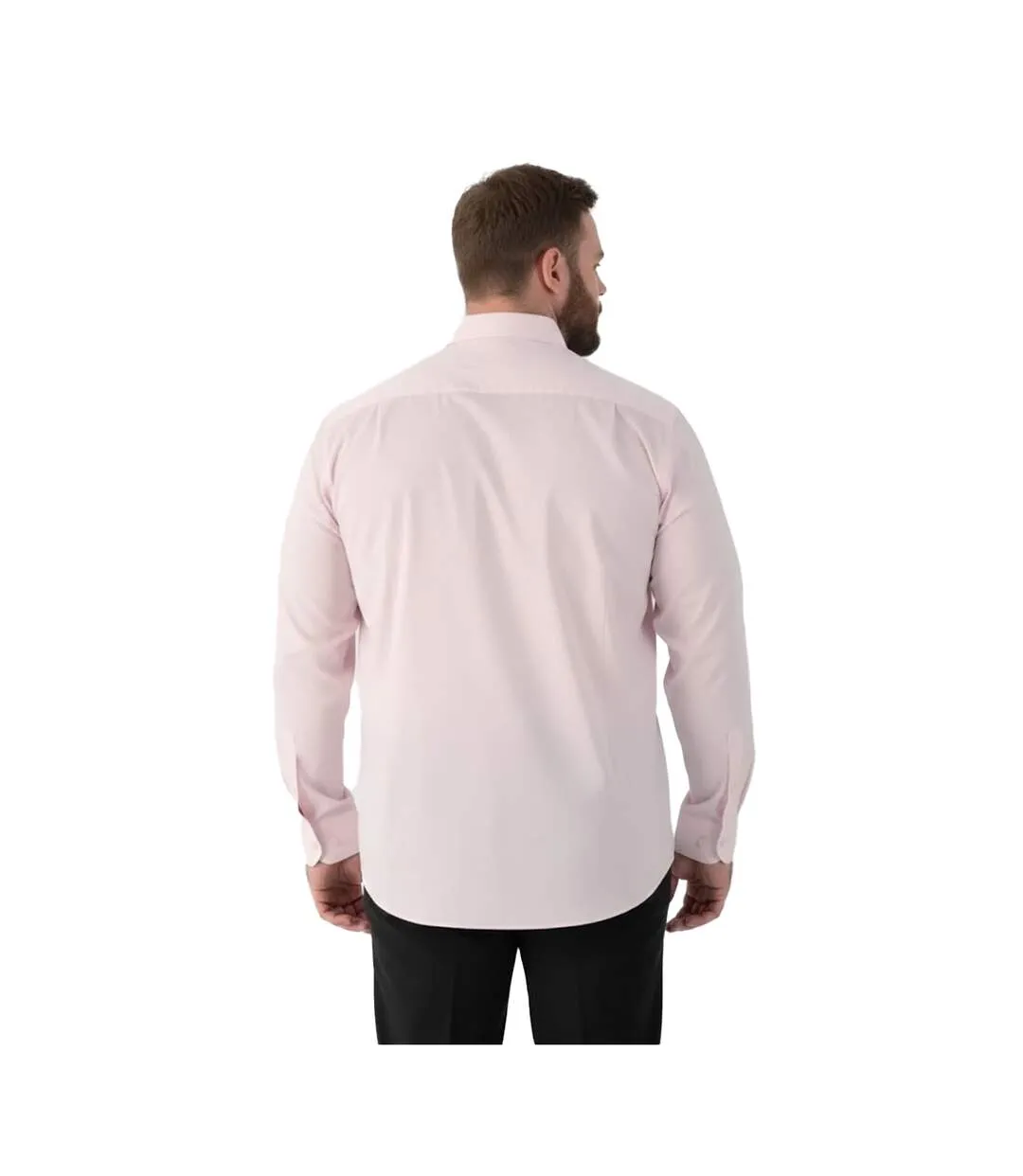 Chemise Oliver D555 Homme Rose Pâle Duke-2