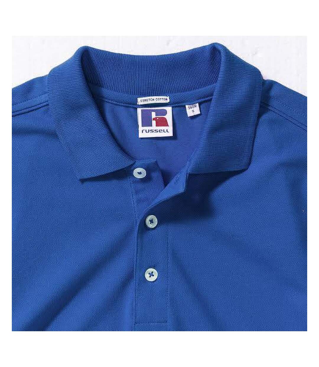 Russell Mens Stretch Short Sleeve Polo Shirt (Bright Royal)