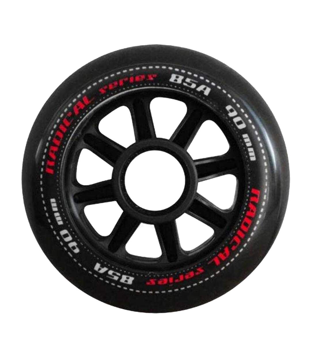 Roues De Patins À Roulettes Radical 84 Mm Noir Tempish-2