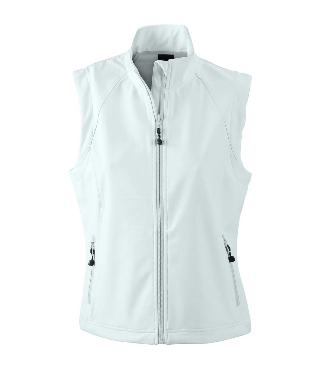 Gilet sans manches softshell coupe-vent imperméable - JN1023 - blanc cassé - femme