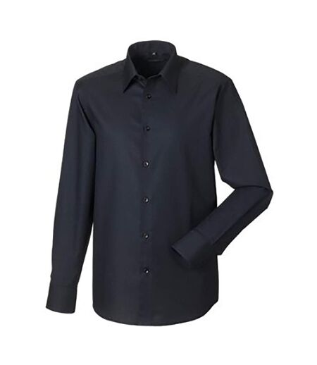 Chemise Manches Longues Homme Noir Russell