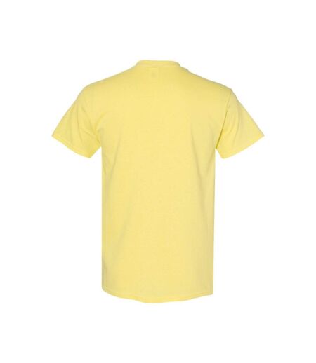 Mens Heavy Cotton T-shirt Cornsilk Gildan
