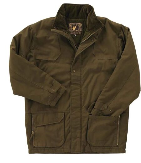 LEDERTYS COUNTRY — Veste matelassée marron : robustesse canvas et protection déperlante