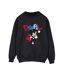 Disney Sweatshirt Mickey Mouse Goal Striker Pose Femme/Ladies (Noir) - UTBI28802-1