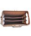 Katana - Cartable américain en cuir KATANA 3 soufflets - marron - 6501-5