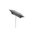 Parasol de Plage Carré Helenie 239cm Gris