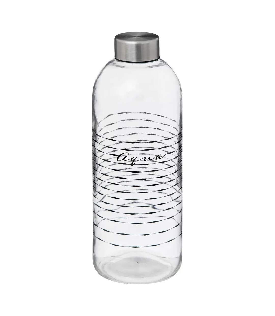 Bouteille en Verre Aqua 1L Transparent-1