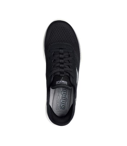 Skechers Mens Go Walk 7 - Free Hand Sneakers (Black/White) - UTFS10527