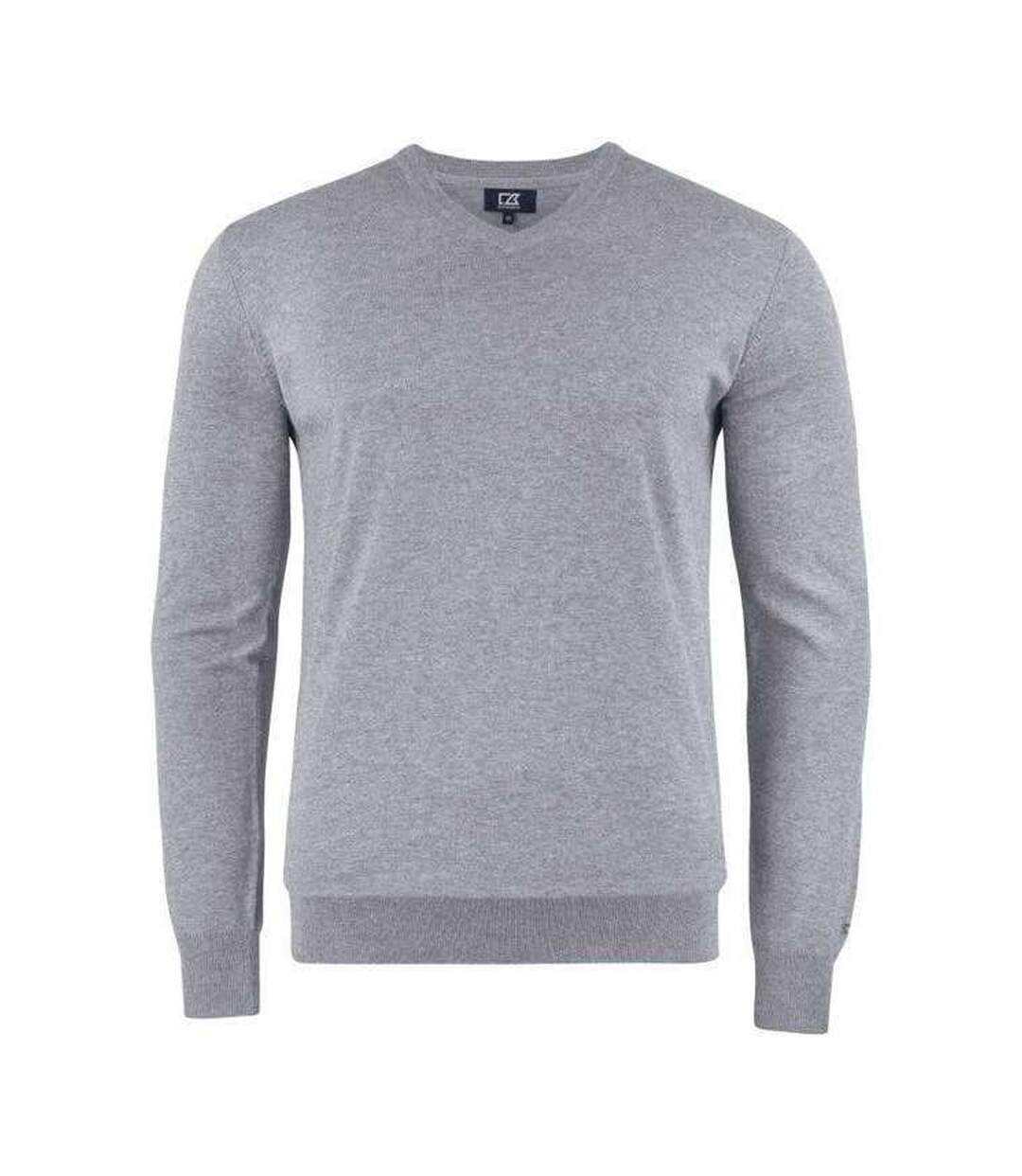 Sweat Oakville Homme Gris Chiné Cutter & Buck-1