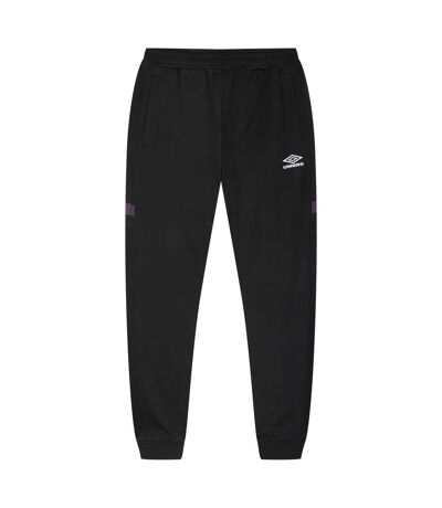 Umbro - Pantalon de jogging SPORTS STYLE CLUB - Homme (Noir / Violet foncé) - UTUO1703