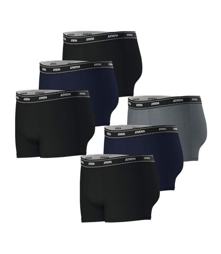 Lot de 6 boxers homme Duo Essentiel Athena