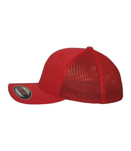 Casquette Trucker Adulte Rouge Flexfit