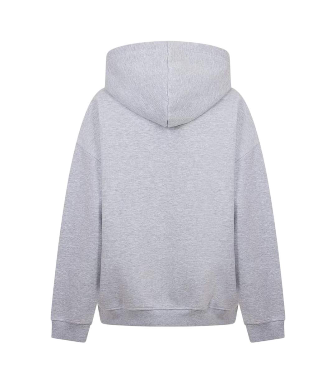 Veste À Capuche Femme Gris Chiné Chiné USA-3