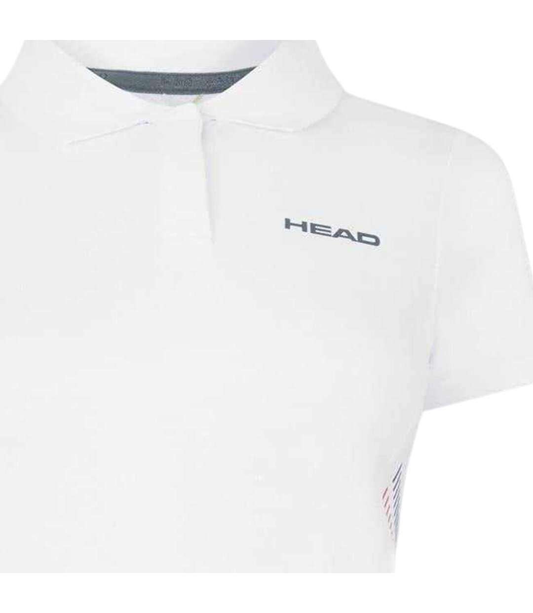 Polo Motif/style Logo Club Femme Blanc Head-3