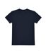 Unisex adult t-shirt navy B&C-1