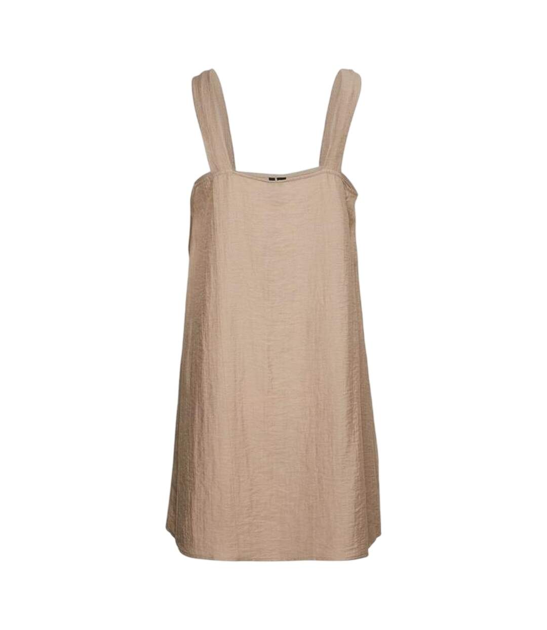 Womens/ladies Evalina Slip Dress Mink Vero Moda-1