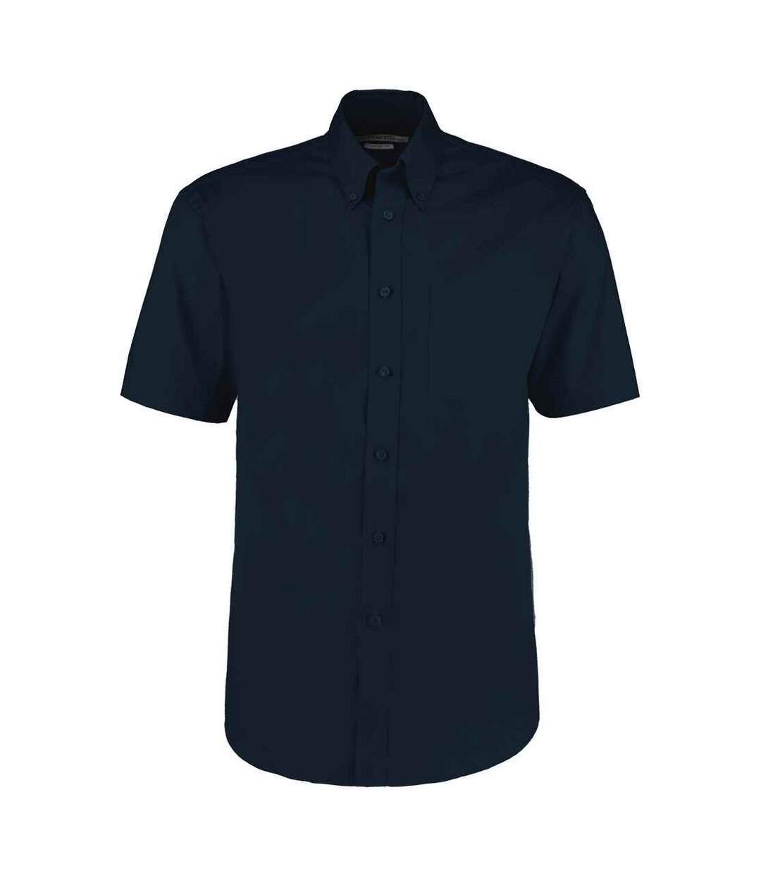 Chemise Manches Courtes Premium Homme Bleu Marine Foncé Kustom Kit-1