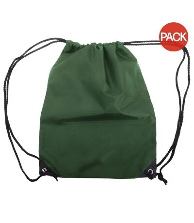 Lot de 2  Stafford sac fourre-tout 13 litres taille unique vert Shugon