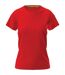 Womens/ladies raglan mesh t-shirt scarlet red Stedman-1