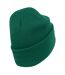 Bonnet À Revers En Coton Biologique Original Vert Bouteille Beechfield-3