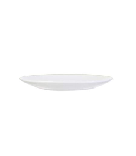 Lot de 6 Assiettes à Dessert Liseré 20cm Blanc