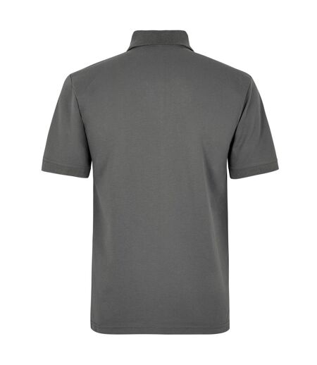 Mens Recycled Superwash 60c Polo Shirt Charcoal Kustom Kit