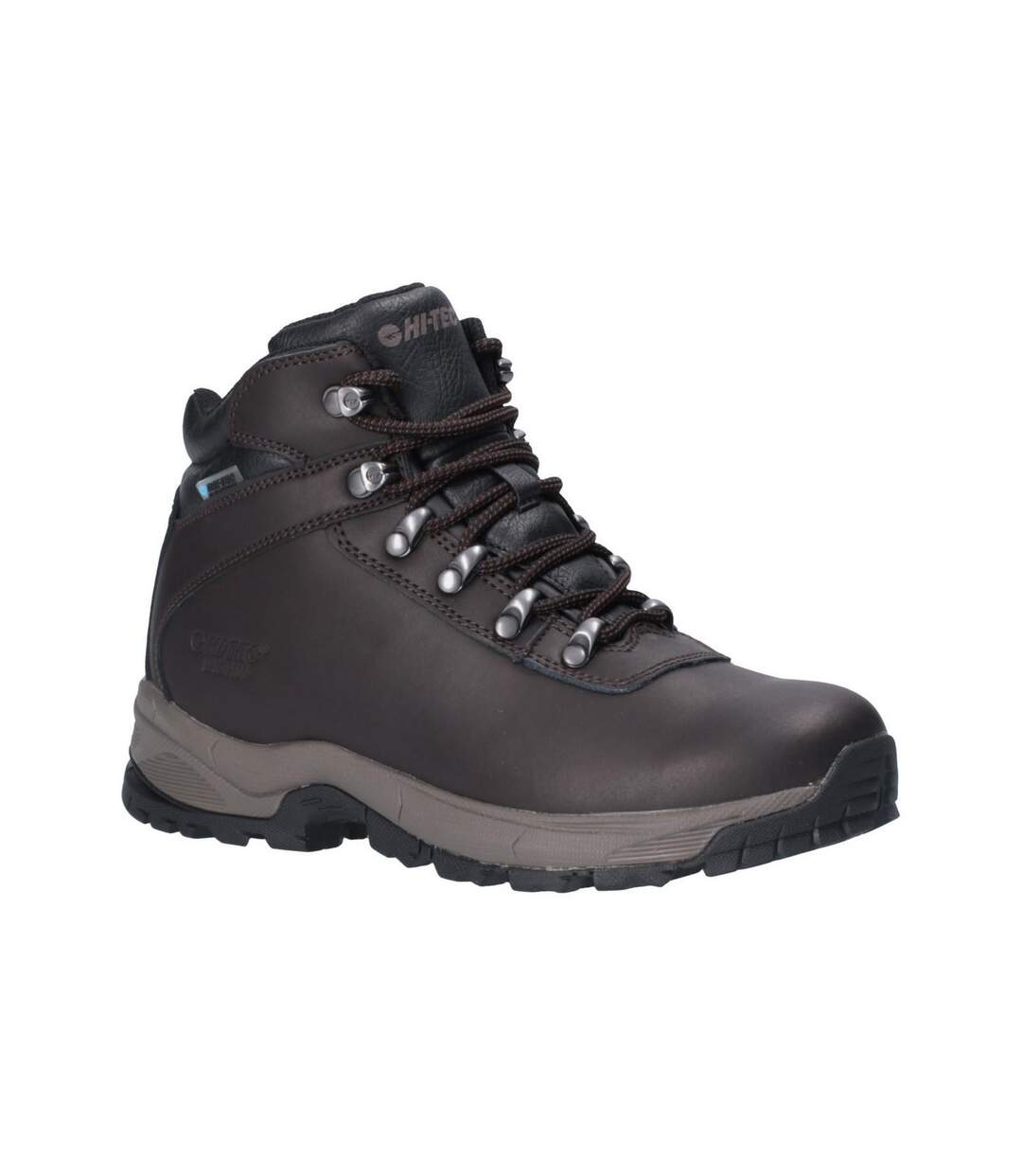 Eurotrek Womens/ladies Lite Waterproof Leather Walking Boots Dark Chocolate Hi-Tec-1