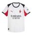 Mens Authentic 25/26 Ac Milan Badge Football Away Shirt Off White Deep Crimson Red Puma-2
