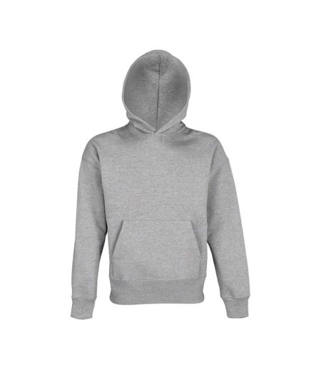 Sweat À Capuche Origin Adulte Gris Chiné SOLS