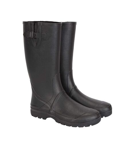 Mens Rubber Wellington Boots Black Mountain Warehouse