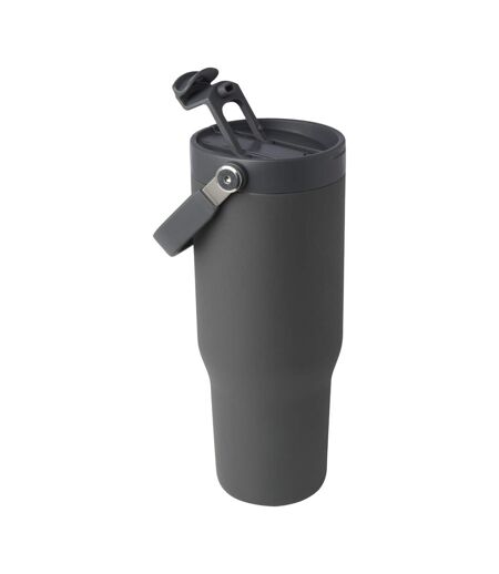 Bronx Dual Function Lid Recycled Stainless Steel Insulated 900ml Tumbler One Size Grey Generic